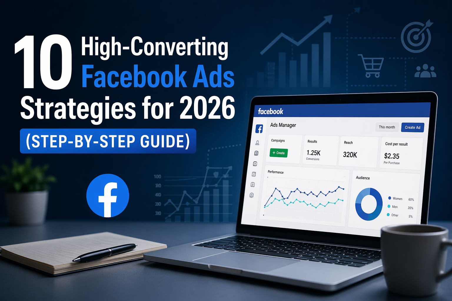 10 High-Converting Facebook Ads Strategies for 2026 (Step-by-Step Guide)